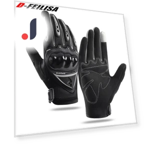 Motorcycle Gloves with Full Finger and Touchscreen — Gloves, Freedom Outdoors
