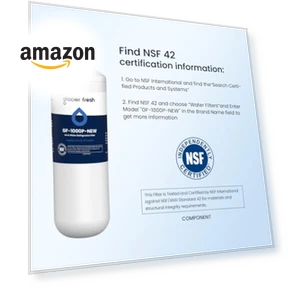 Replacement Water Filter — Refrigerator Filters, GLACIER FRESH