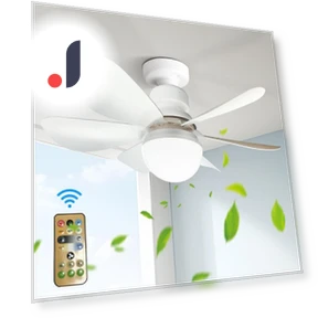 Silent Motorized Ceiling Fan with Remote Control — Ceiling Fans, new boy 01
