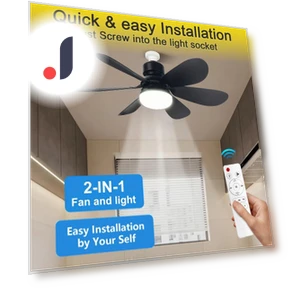 Smart Ceiling Fan with Light — Ceiling Fan Lighting Solutions, JR-Studio