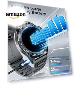Smart Watch for Men with 3 Straps — Smartwatches, SUNKTA