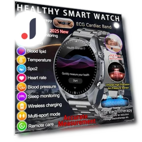 Smart Watch with Pulse Therapy ECG — Smartwatches, ElectronicsHome