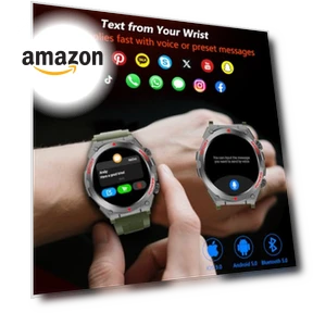 AI Smartwatch with Health Monitoring — Smartwatches, Bvlrksc