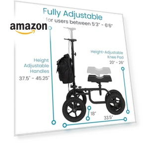 All Terrain Knee Scooter Walker — Leg Lifters, Vive Health