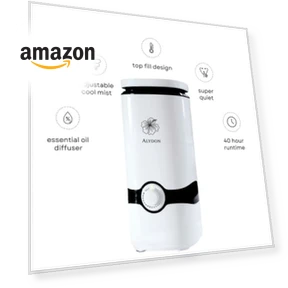 Cool Mist Humidifier with Essential Oil Diffuser — Air Moisturizers, Alydon