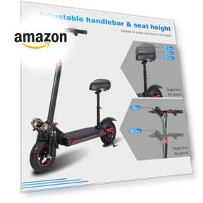 Electric Scooter with Removable Seat — Electric Self-Balancing Scooters, FREEBOY