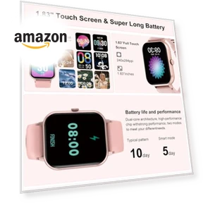 Fitness Tracker Smartwatch — Smartwatches, PLEIVO