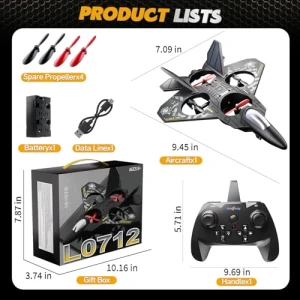 Foam Remote Control Airplane Drone, WATUDOU