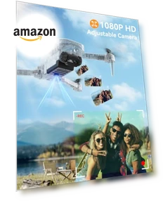 Foldable Mini Drone with Camera — Drones, FERIETELF