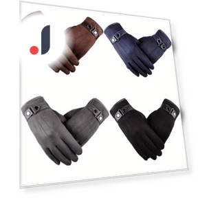 Men's Leather Touchscreen Gloves — Gloves, mood jungle