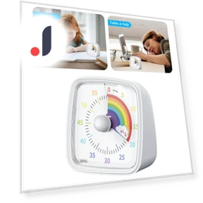 Mini Electronic Timer with Colorful Rainbow Dial — Timers, Foreverchic