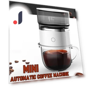 Portable Smart Automatic Drip Coffee Maker — Brewing Excellence, Decor Dream