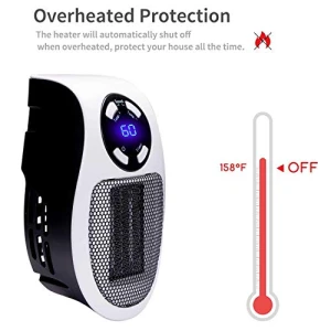 Programmable Space Heater with LED Display, GiveBest