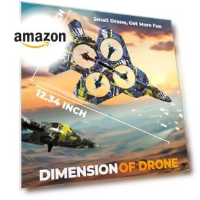 RC Fighter Airplane Mini Drone — RC Helicopters, BEZGAR
