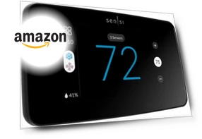 Smart Thermostat with Touchscreen Color Display — HVAC Controls, Emerson