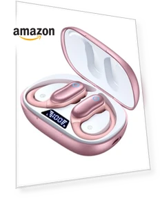 Wireless Earbuds with Earhooks — In-Ear Headphones, Generic