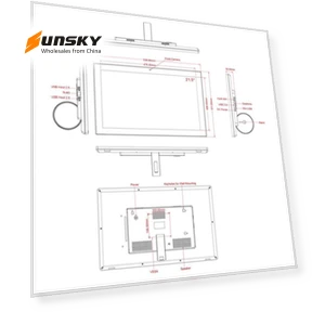 21.5 inch LCD Display Digital Photo Frame — Digital Frames