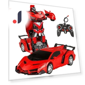 Electric Remote Control Car 2 in 1 — Interactive Figures & Robots, LYZRC