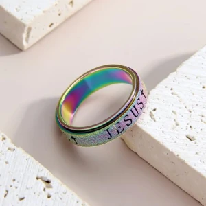 Fidget Spinner Anxiety Ring, Afftiny Jewelry