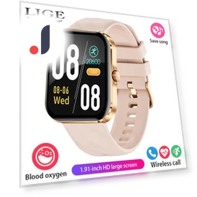 Men's Smart Watch with Bluetooth Call and Health Monitoring — Smartwatches, LIGE