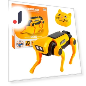 Solar-Powered Interactive Robot Dog — Solar Power, Bai Fen Bai Toys