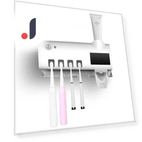 Automatic UV Light Smart Toothpaste Dispenser with Toothbrush Sterilizer — Toothbrush Holders, Refreshing Home