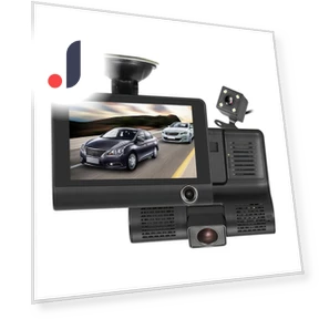Automotive DVR with Three Lenses — Rearview Cameras for Cars, Jessica Miya