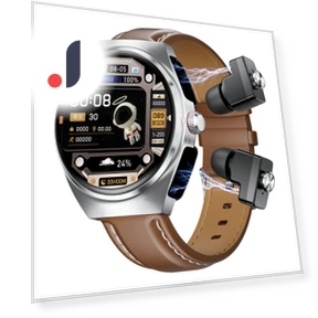 Bluetooth Dual Call Music Health Sports Headset Watch — Smartwatches, SCIONE