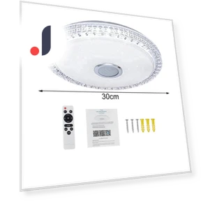 Colorful Bluetooth Speaker Ceiling Light — Ceiling Fan Lighting Solutions, Refreshing Home