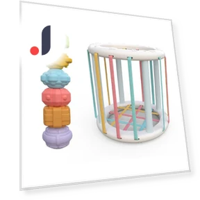 Colorful Shape Sorter Toy — Shape Sorter & Stacking Games, Bai Fen Bai Toys