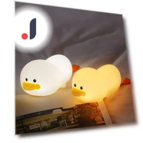 Cute Silicone Duck Night Light — Night Lights, Binchi Lighting Appliances