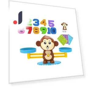Educational Math Toy Smart Monkey Scale — Counting & Math, come on right
