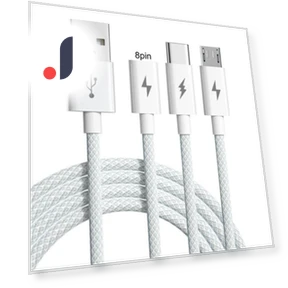 Fast Charging Cable 3-in-1 — Cables, SEOBIOG