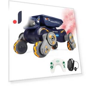 Remote Control Sprayer Machine — Interactive Figures & Robots, TOMTOP JMS