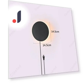 Simple LED Touch Dimming Wall Light with US Plug — Wall Lighting, Binchi Lighting Appliances