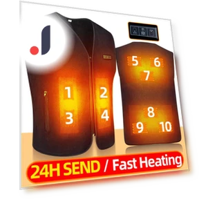 Smart Electric Heated Vest — Men's Vests, Pu Er