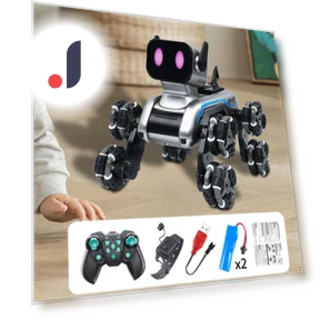 Smart RC Robot Dog — Interactive Animal Companions, Colorful summer