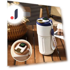 Smart Thermos with Digital LED Temperature Display — Travel Drinkware, Refreshing Home
