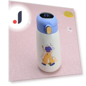 Smart Vacuum Cup with LED Touch Display — Beverage Warmers, Factory Discount Outlet