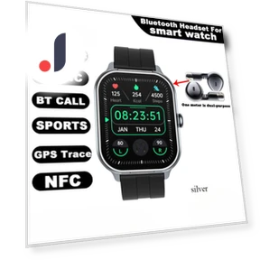 Smart Watch with Bluetooth Earbuds — Wearable Accessories, ZJM Mall