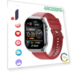 Smart Watch with ECG, Blood Pressure, and Blood Oxygen Monitoring — Smartwatches, SACOSDING