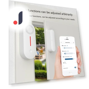 Smart Wi-Fi Alarm Sensor for Doors and Windows — Smart Home Security, Refreshing Home