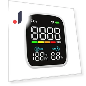 Smart WIFI Mini CO2 Detector — Air Quality Monitors, TOMTOP JMS