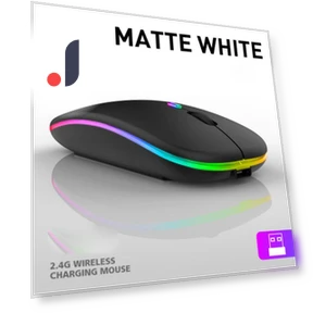 Ultra-thin Silent Rechargeable Wireless Mouse — Mouse Pads, Living style