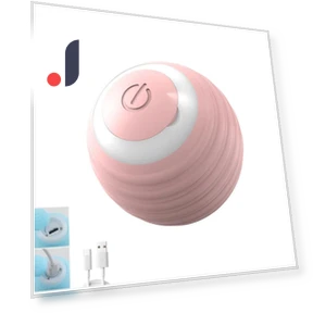 USB Rechargeable Interactive Self-Rotating Ball Toy — Cat Playthings, Diana Pet Stuff