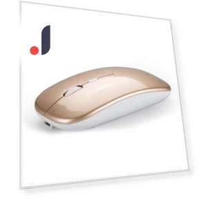 Wireless USB Rechargeable Bluetooth-Compatible 5.0 Silent Gaming Mouse — Mouse Pads, COOLMOON