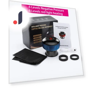Wireless Vacuum Cupping Gua Sha Massage Device — Massage Equipment, Refreshing Home