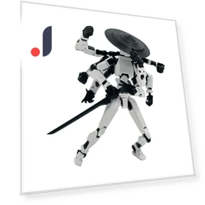 3D Printed Mobile Titan Robot Doll Set — Dolls & Figures, lucky66