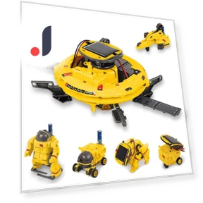 6-in-1 Solar Robot Kit — Solar Power, Binchi Fitness