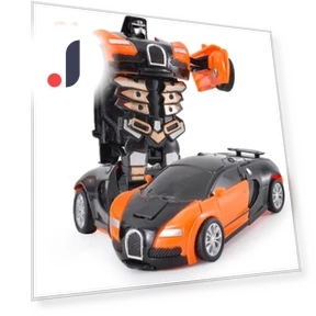Automatic Deformation Robot Car Toy — Toy Vehicles, Home Furnishing Department Mall
